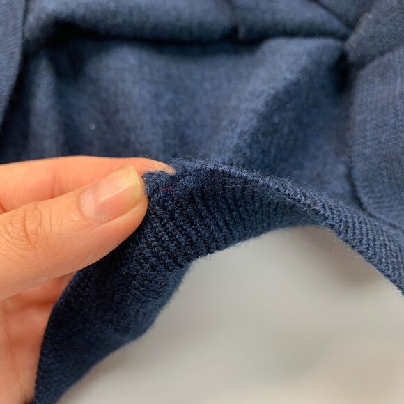 Turnbury Sweater Mens 2XT Tall Man Storm Blue Merino Wool V Neck Pullover - Picture 11 of 14